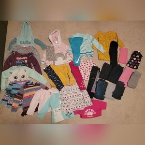 24mo 2t girls lot, 31 pieces